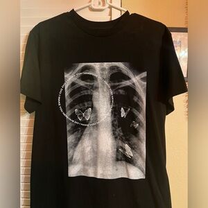 Butterflies black T-shirt